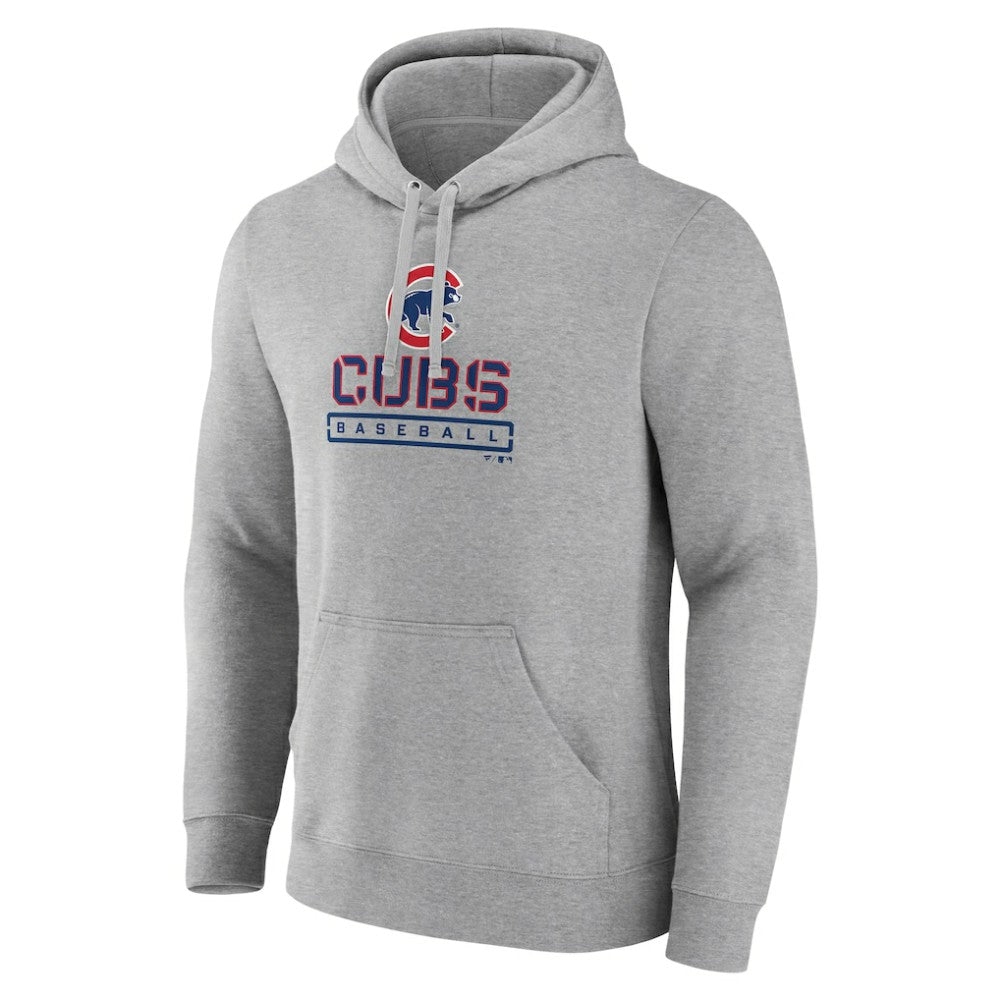 Chicago Cubs Evanston Stencil Pullover Hoodie - MLB Hoodies