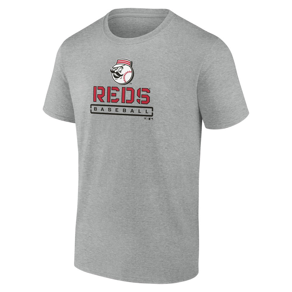 Cincinnati Reds Evanston Stencil T-Shirt - MLB T-shirts