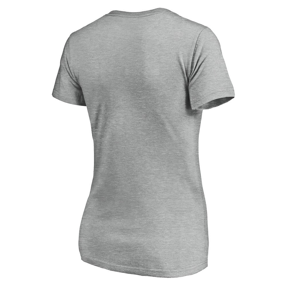 Cincinnati Reds Women's Evanston Stencil V-Neck T-Shirt - MLB T-shirts