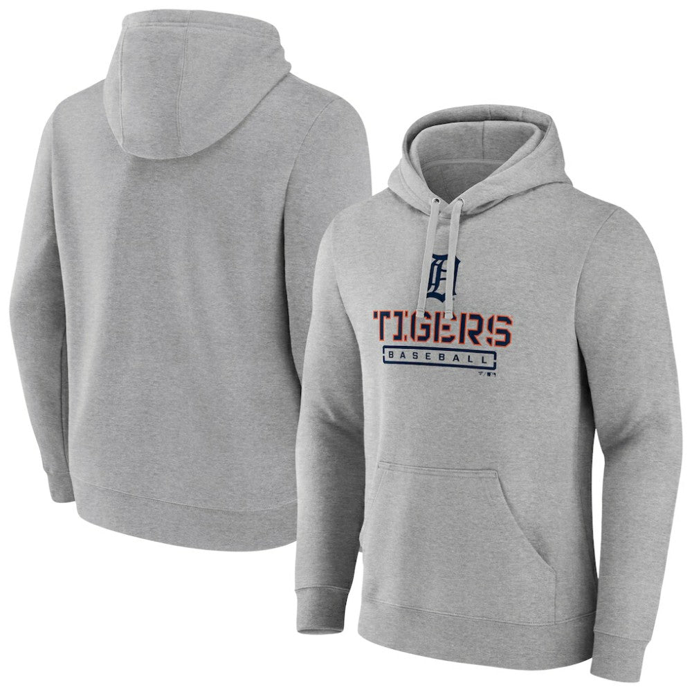 Detroit Tigers Evanston Stencil Pullover Hoodie - MLB Hoodies