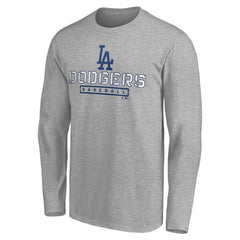 Los Angeles Dodgers Evanston Stencil Long Sleeve T-Shirt - MLB T-shirts