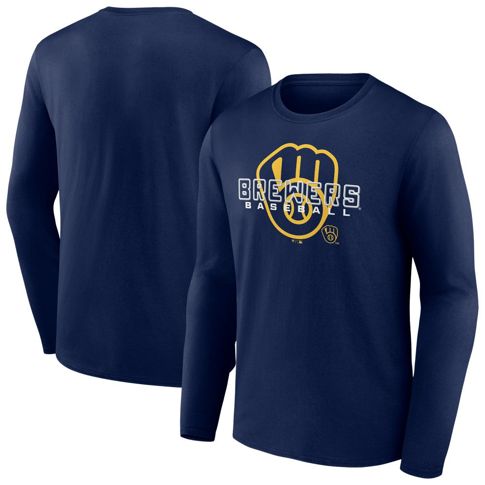 Milwaukee Brewers Stellar Long Sleeve T-Shirt - MLB T-shirts