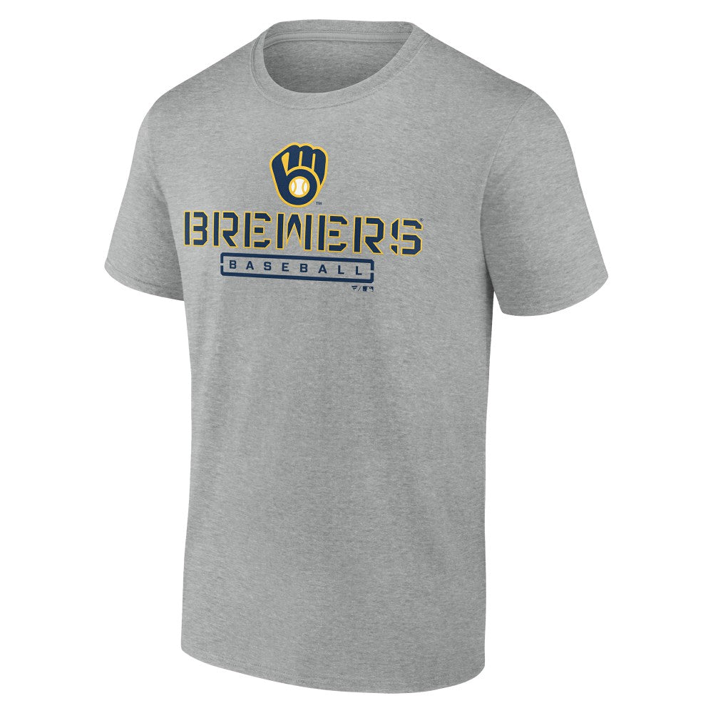 Milwaukee Brewers Evanston Stencil T-Shirt - MLB T-shirts