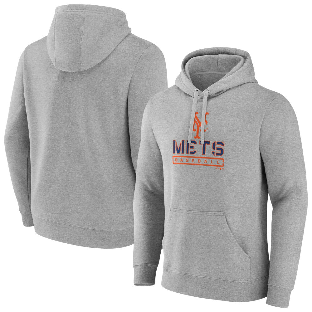 New York Mets Evanston Stencil Pullover Hoodie - MLB Hoodies