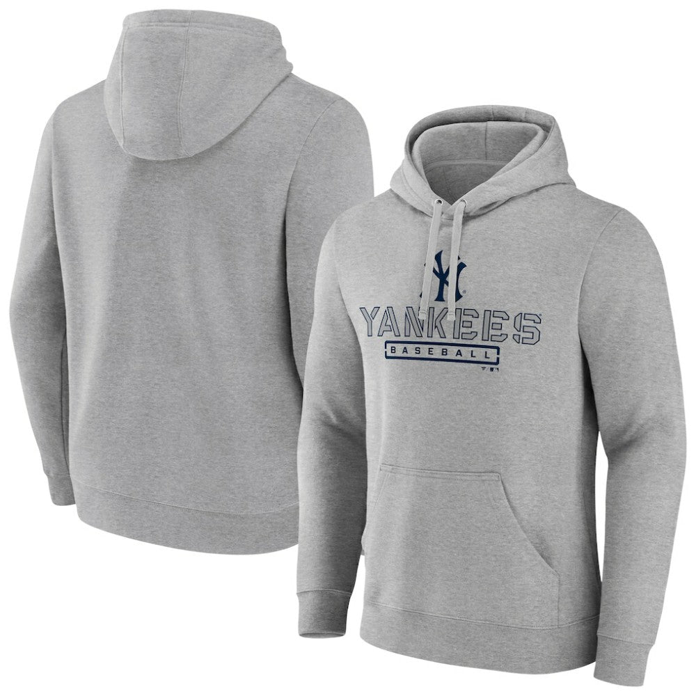 New York Yankees Evanston Stencil Pullover Hoodie - MLB Hoodies