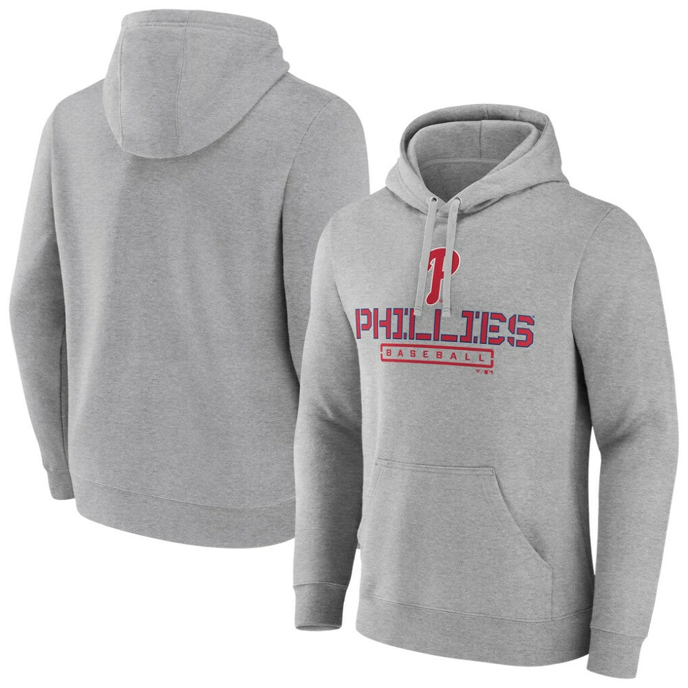 Philadelphia Phillies Evanston Stencil Pullover Hoodie - MLB Hoodies
