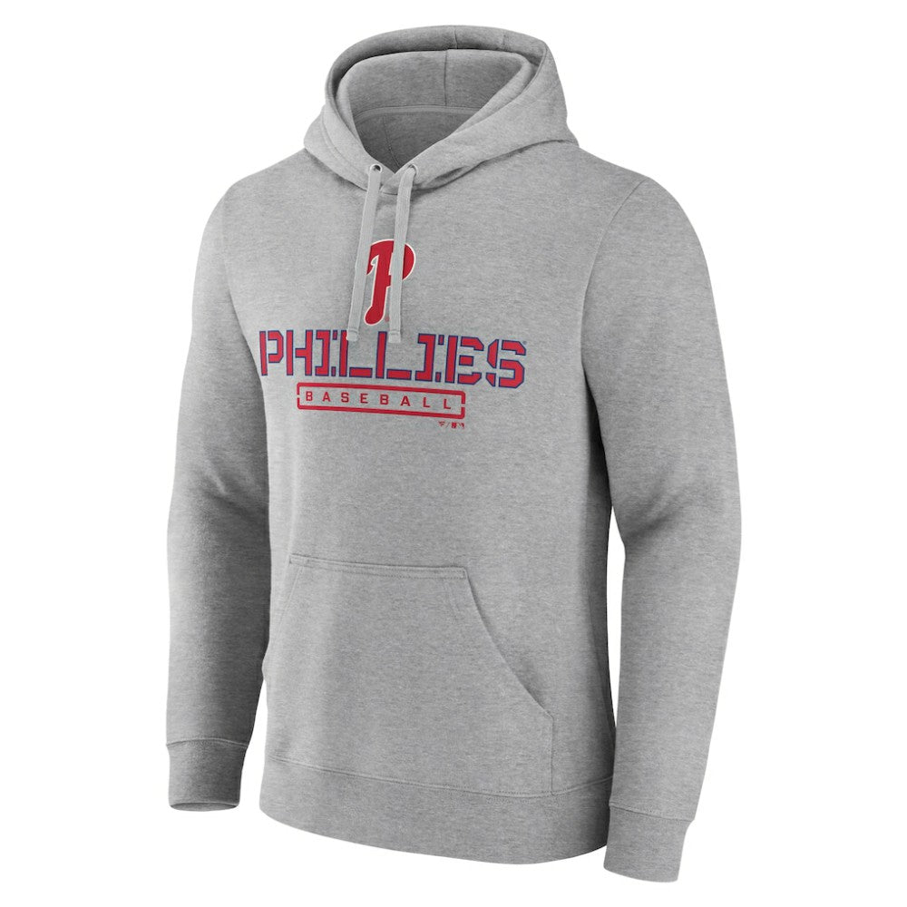 Philadelphia Phillies Evanston Stencil Pullover Hoodie - MLB Hoodies