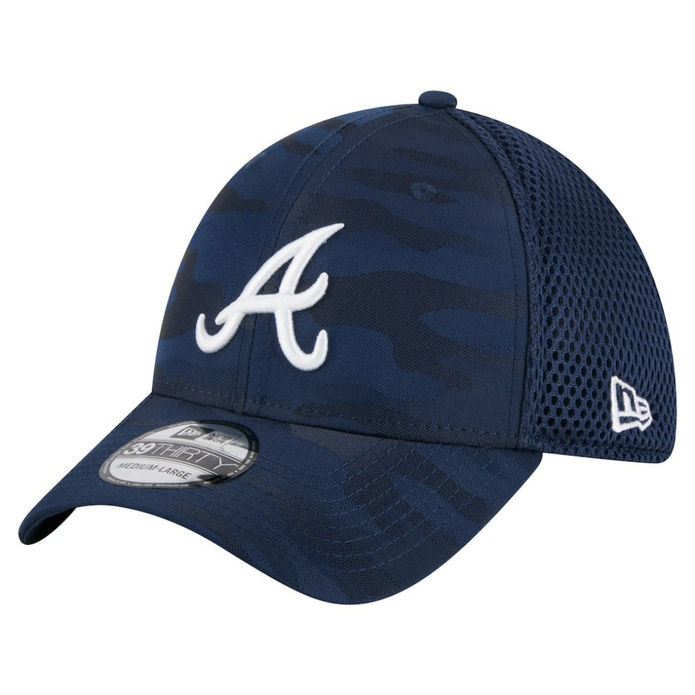 Atlanta Braves New Era Subtle Camo 39THIRTY Flex Hat - MLB Hats