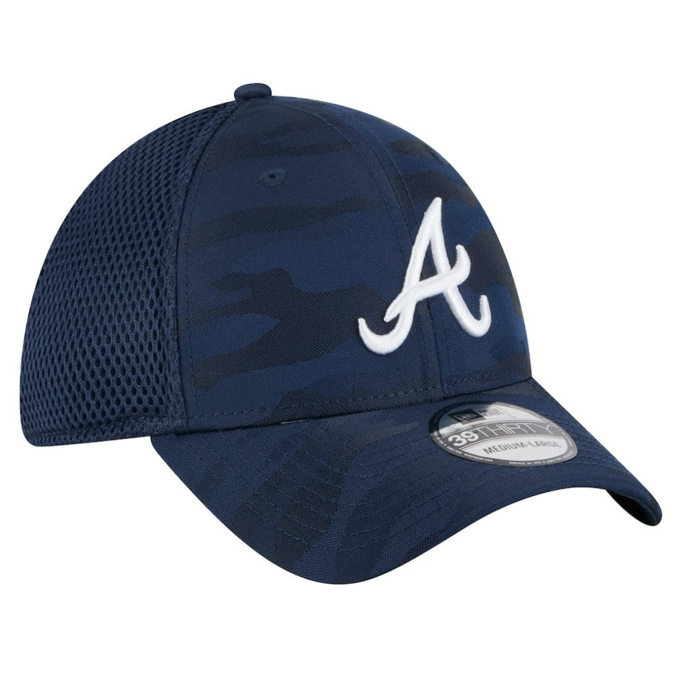 Atlanta Braves New Era Subtle Camo 39THIRTY Flex Hat - MLB Hats