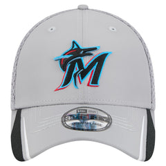 Miami Marlins New Era Linear 39THIRTY Flex Hat - MLB Hats