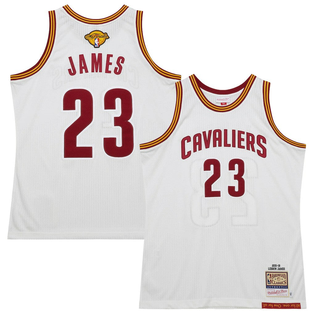 White LeBron James Cleveland Cavaliers 2015/16 Hardwood Classics Authentic Jersey sale | NBA