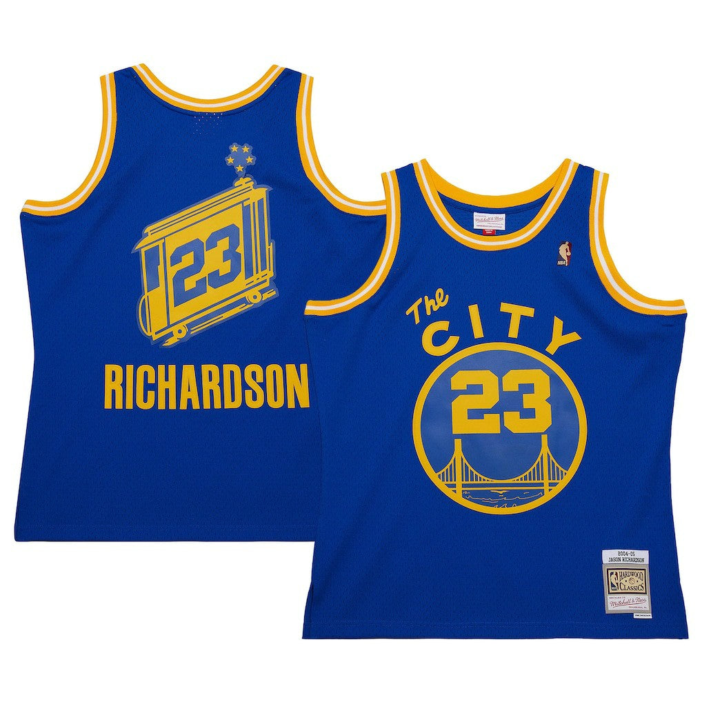 Royal Jason Richardson Golden State Warriors 2004/05 Hardwood Classics Swingman Jersey sale | NBA