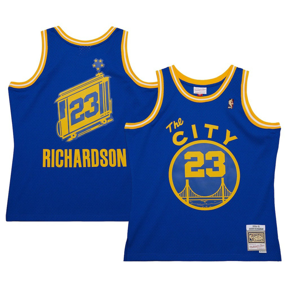 Royal Jason Richardson Golden State Warriors 2004/05 Hardwood Classics Swingman Jersey sale | NBA