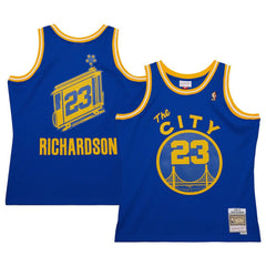 Royal Jason Richardson Golden State Warriors 2004/05 Hardwood Classics Swingman Jersey sale | NBA