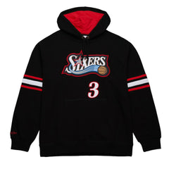 Black Allen Iverson Philadelphia 76ers Name & Number Pullover Hoodie | NBA