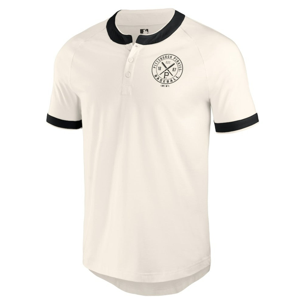 Pittsburgh Pirates Darius Rucker Collection by Fanatics Henley Raglan T-Shirt - MLB T-shirts