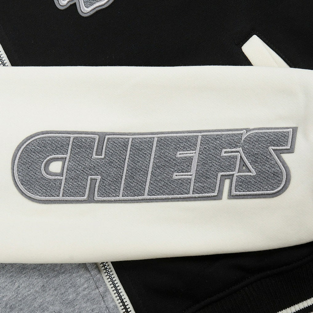 Kansas City Chiefs Pro Standard Women's Reverse French Terry Colorblock Full-Zip Hoodie | NFL US