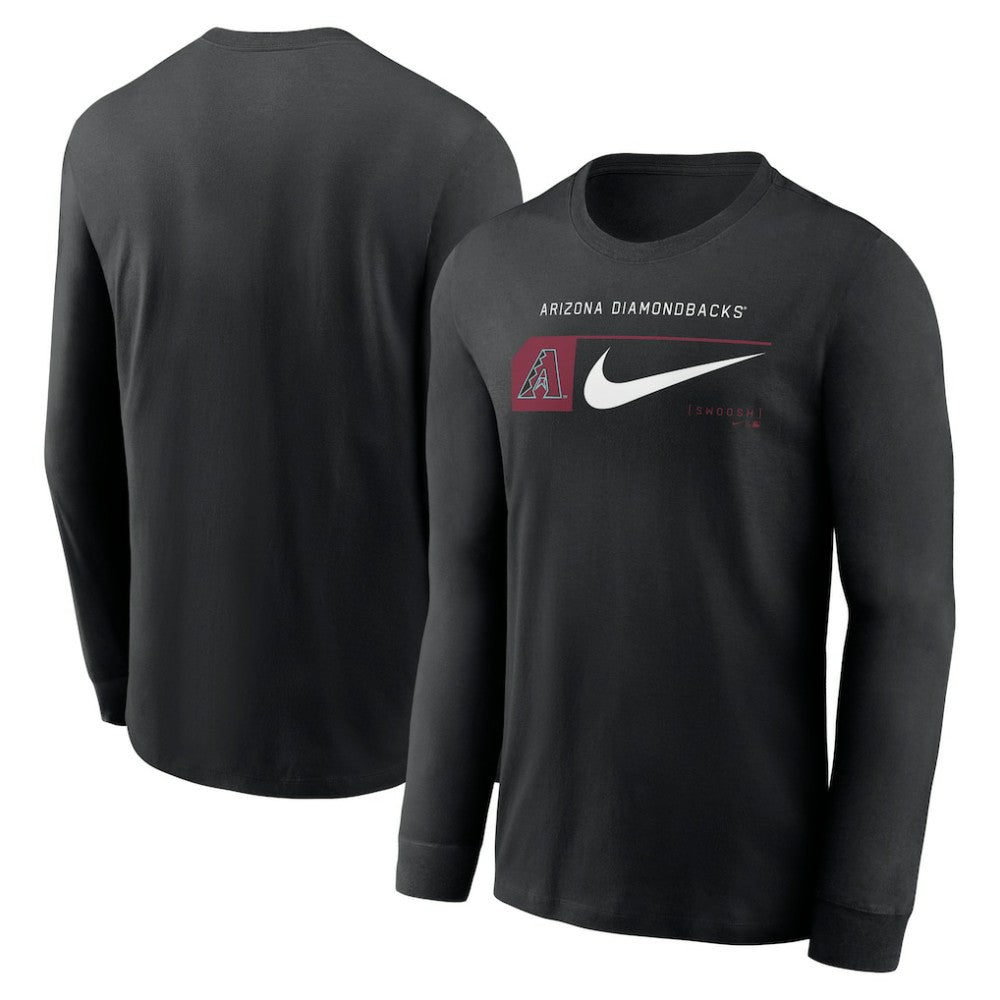 Arizona Diamondbacks Nike Local Logo Swoosh Lockup Long Sleeve T-Shirt - MLB T-shirts