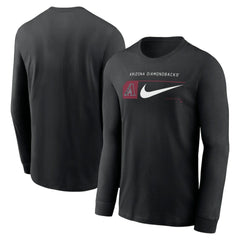 Arizona Diamondbacks Nike Local Logo Swoosh Lockup Long Sleeve T-Shirt - MLB T-shirts