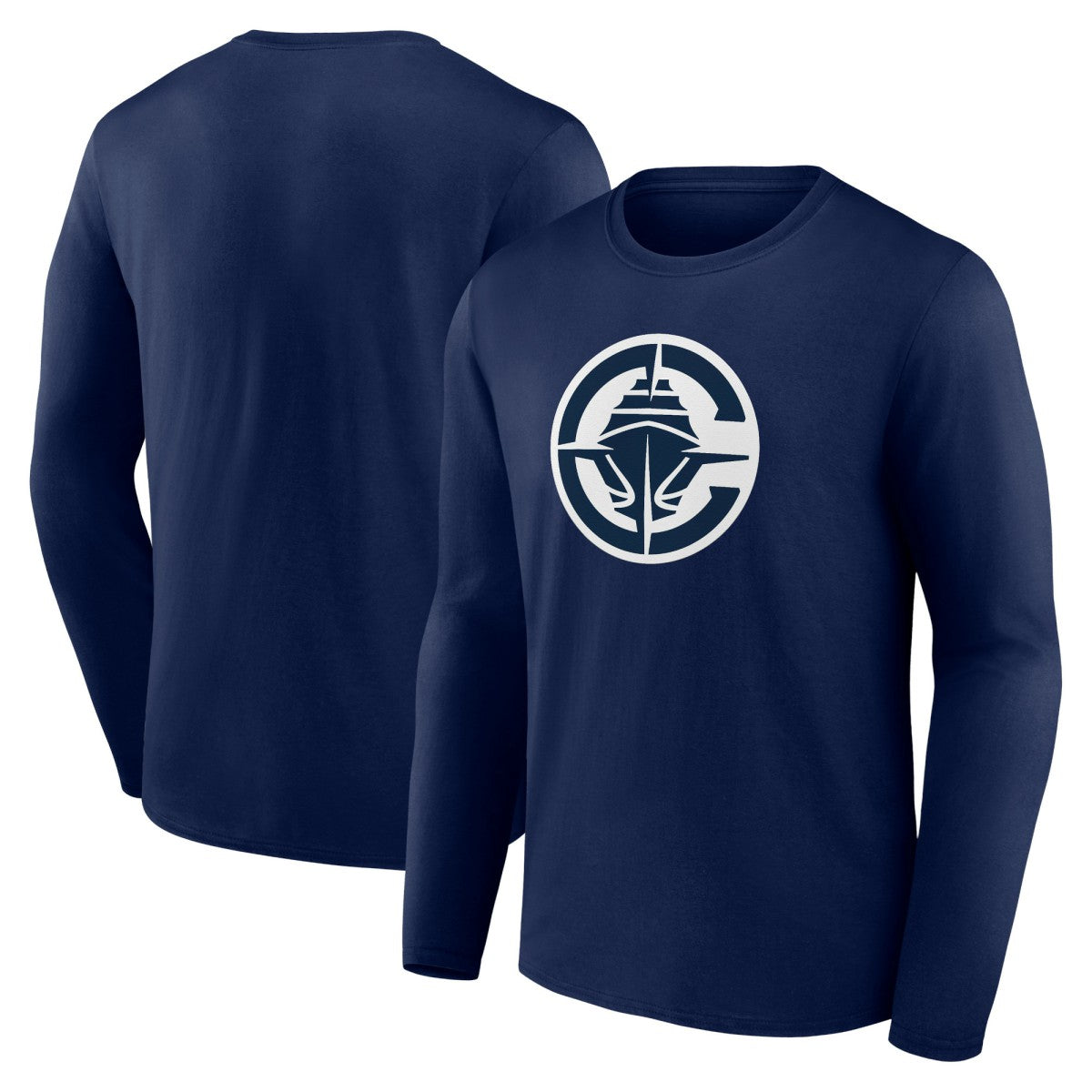 Navy LA Clippers Primary Logo Long Sleeve T-Shirt | NBA