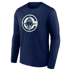 Navy LA Clippers Primary Logo Long Sleeve T-Shirt | NBA