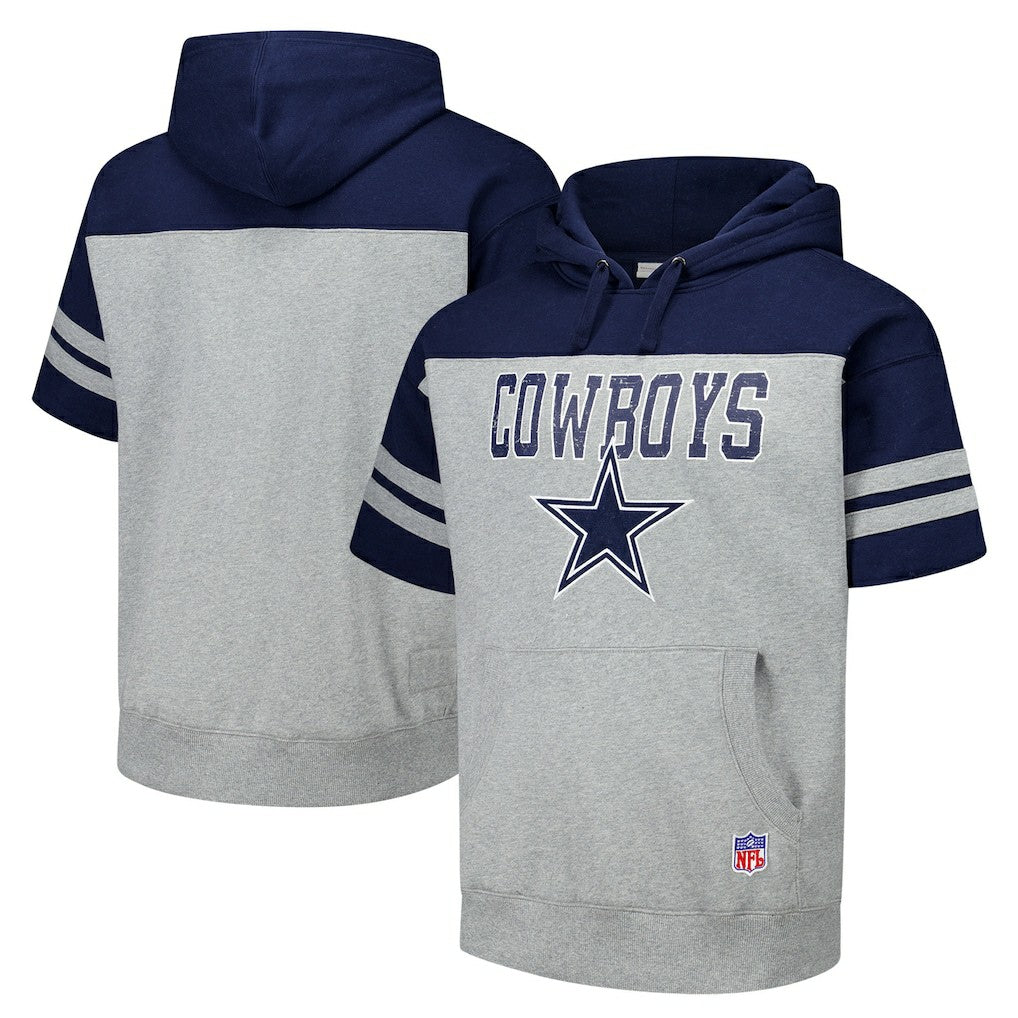 Dallas Cowboys Off Field Vintage Logo Short Sleeve Pullover Hoodie | NFL Sale