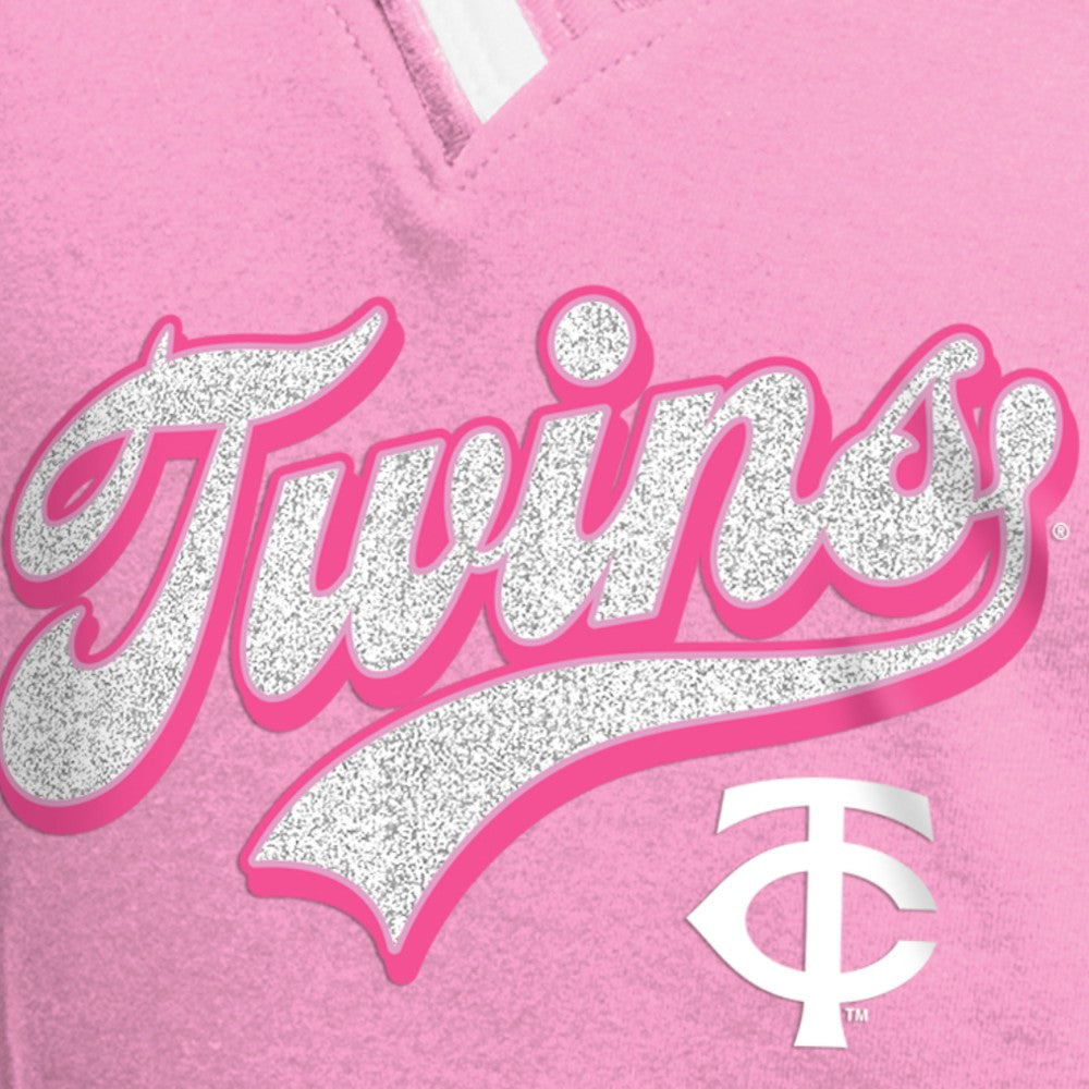 Minnesota Twins New Era Girls Youth Mommy & Me Raglan V-Neck T-Shirt - MLB T-shirts
