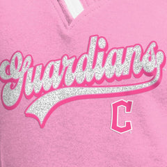 Cleveland Guardians New Era Girls Youth Mommy & Me Raglan V-Neck T-Shirt - MLB T-shirts