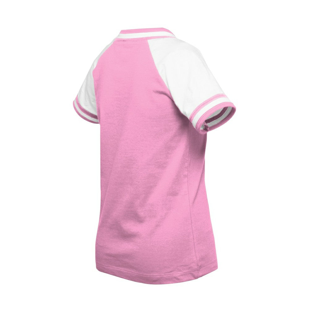 Detroit Tigers New Era Girls Youth Mommy & Me Raglan V-Neck T-Shirt - MLB T-shirts