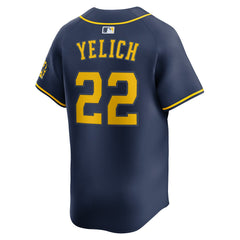 Christian Yelich Milwaukee Brewers Nike Alternate Limited Jersey - MLB Jerseys
