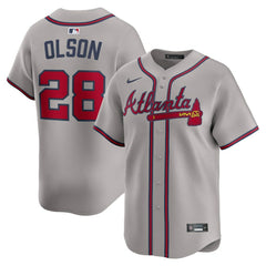Matt Olson Atlanta Braves Nike Road Limited Player Jersey - MLB Jerseys