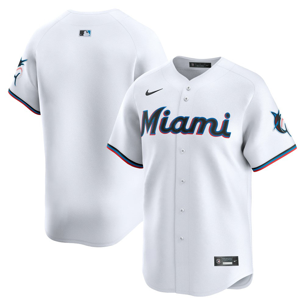 Miami Marlins Nike Home Limited Jersey - MLB Jerseys