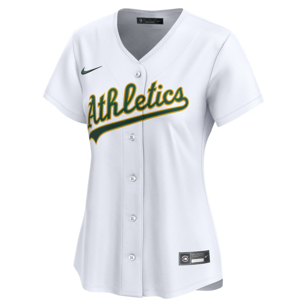 Athletics Nike Women's Home Limited Jersey – White - MLB Jerseys