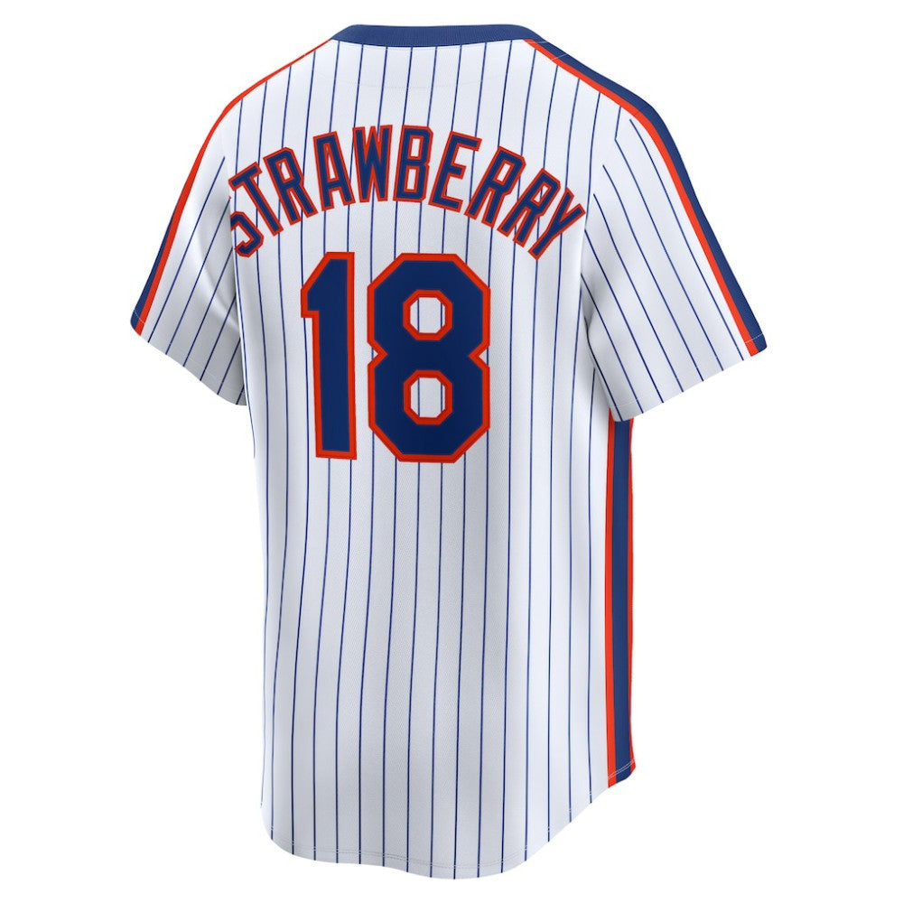 Darryl Strawberry New York Mets Nike Throwback Cooperstown Collection Limited Jersey - MLB Jerseys