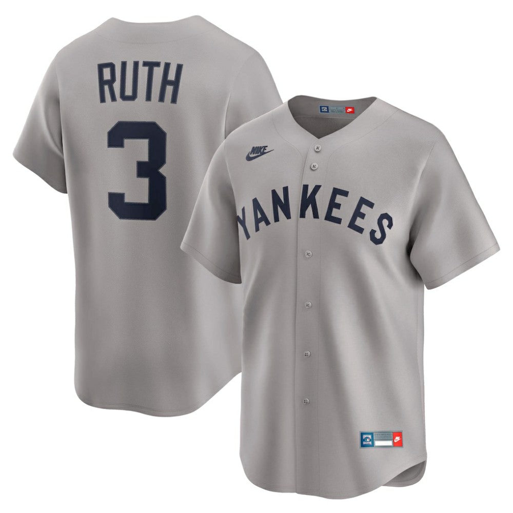 Babe Ruth New York Yankees Nike Throwback Cooperstown Collection Limited Jersey - MLB Jerseys