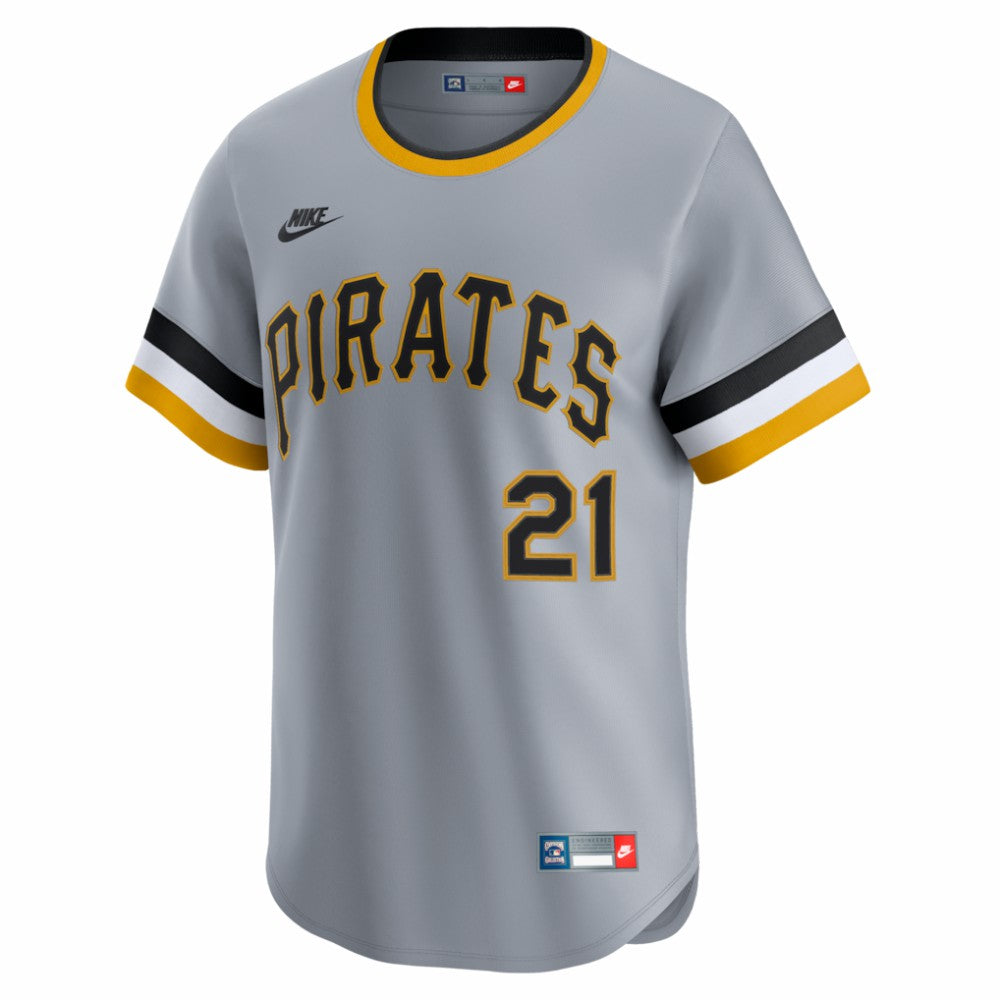 Roberto Clemente Pittsburgh Pirates Nike Throwback Cooperstown Collection Limited Jersey - MLB Jerseys