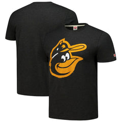 Baltimore Orioles Homage Cooperstown Collection Hand-Drawn Logo Tri-Blend T-Shirt - MLB T-shirts