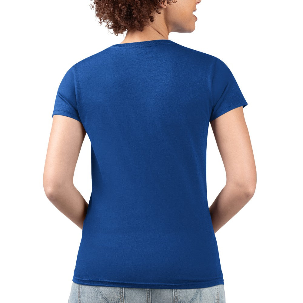 Kansas City Royals G-III 4Her by Carl Banks Women's Super-Slim Fit Lightweight Flowers Graphic V-Neck T-Shirt - MLB T-shirts