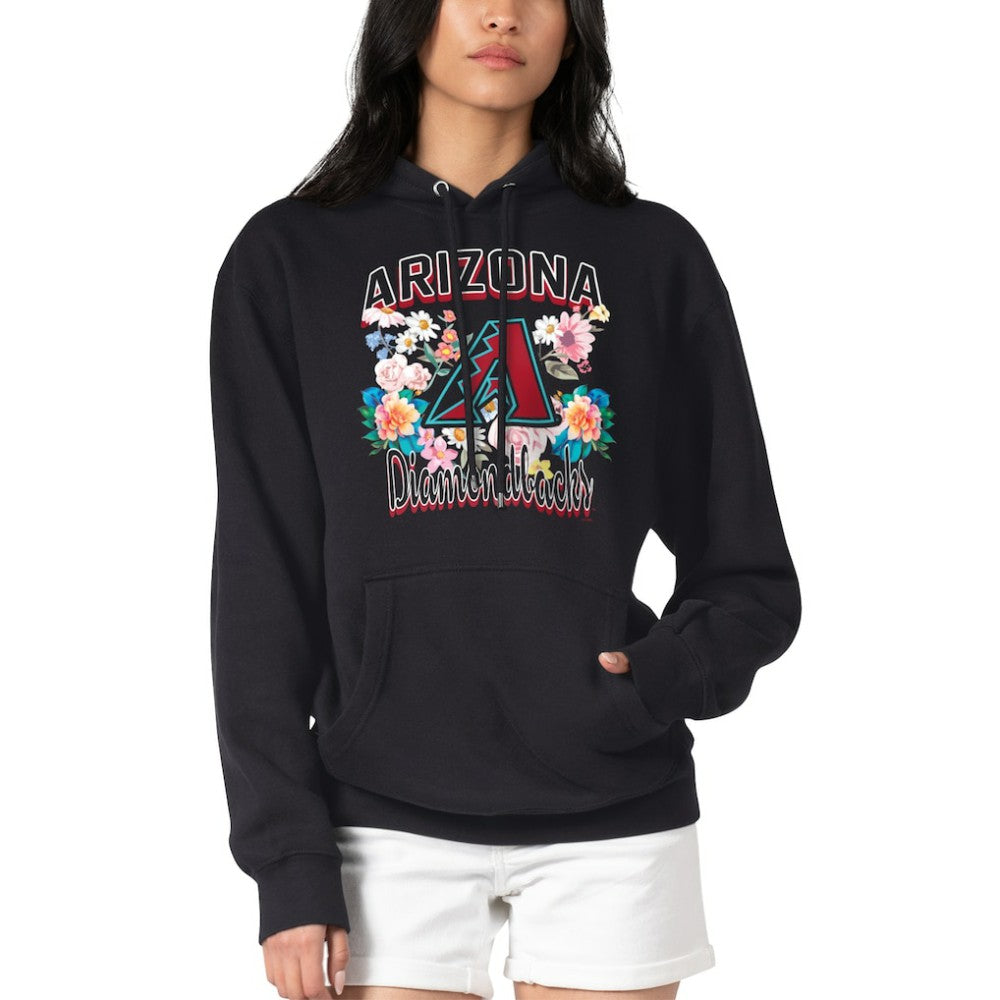 Arizona Diamondbacks G-III 4Her by Carl Banks Women's Flowers Graphic Pullover Hoodie - MLB Hoodies