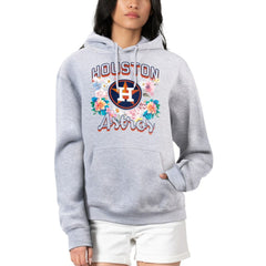 Houston Astros G-III 4Her by Carl Banks Women's Flowers Graphic Pullover Hoodie - MLB Hoodies