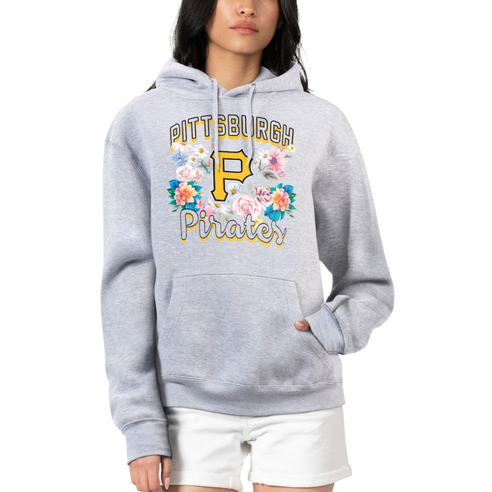 Pittsburgh Pirates G-III 4Her by Carl Banks Women's Flowers Graphic Pullover Hoodie - MLB Hoodies