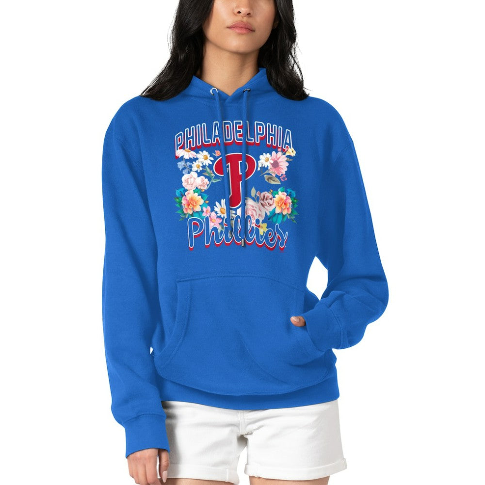Philadelphia Phillies G-III 4Her by Carl Banks Women's Flowers Graphic Pullover Hoodie - MLB Hoodies