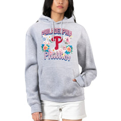 Philadelphia Phillies G-III 4Her by Carl Banks Women's Flowers Graphic Pullover Hoodie - MLB Hoodies