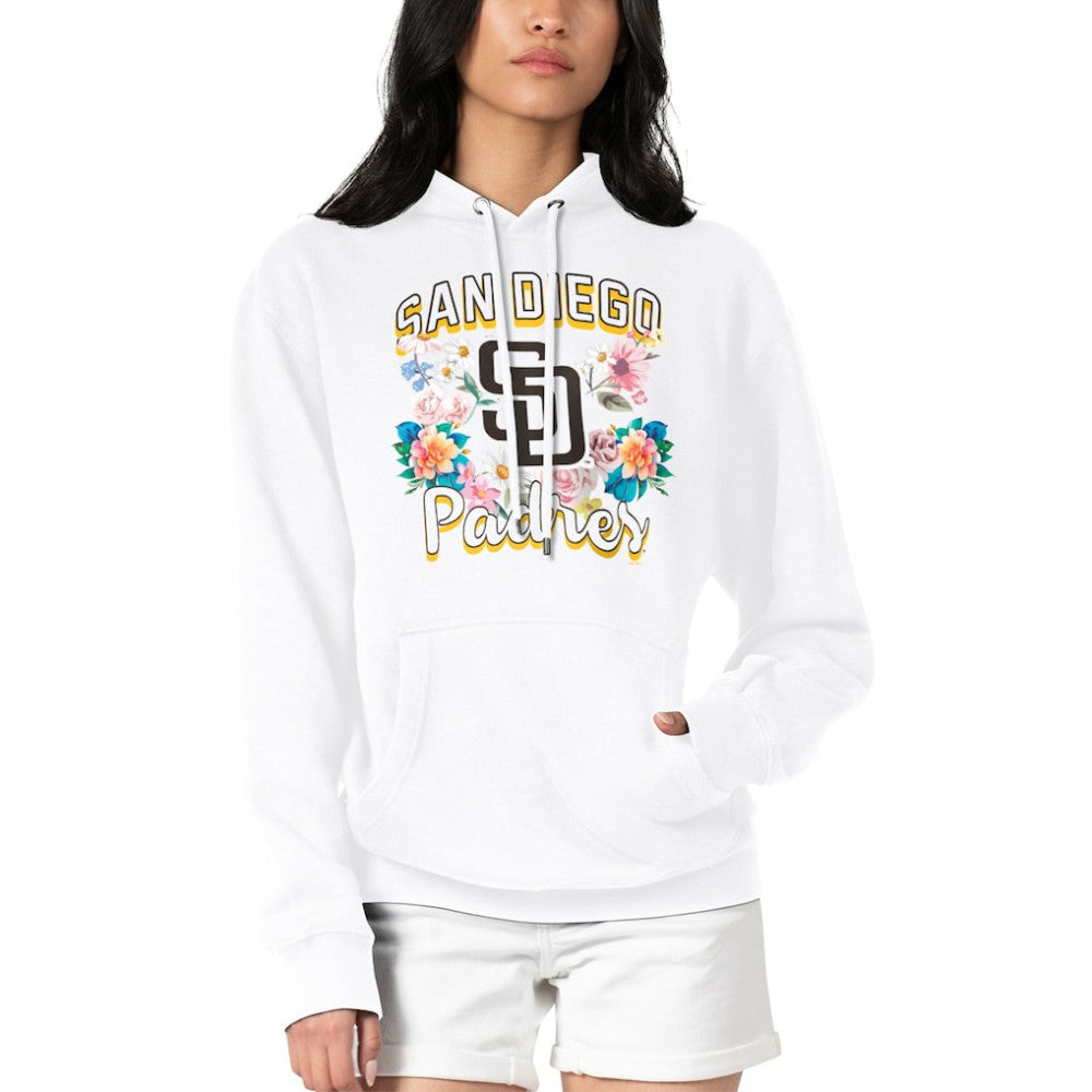 San Diego Padres G-III 4Her by Carl Banks Women's Flowers Graphic Pullover Hoodie - MLB Hoodies