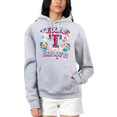 Texas Rangers G-III 4Her by Carl Banks Women's Flowers Graphic Pullover Hoodie - MLB Hoodies