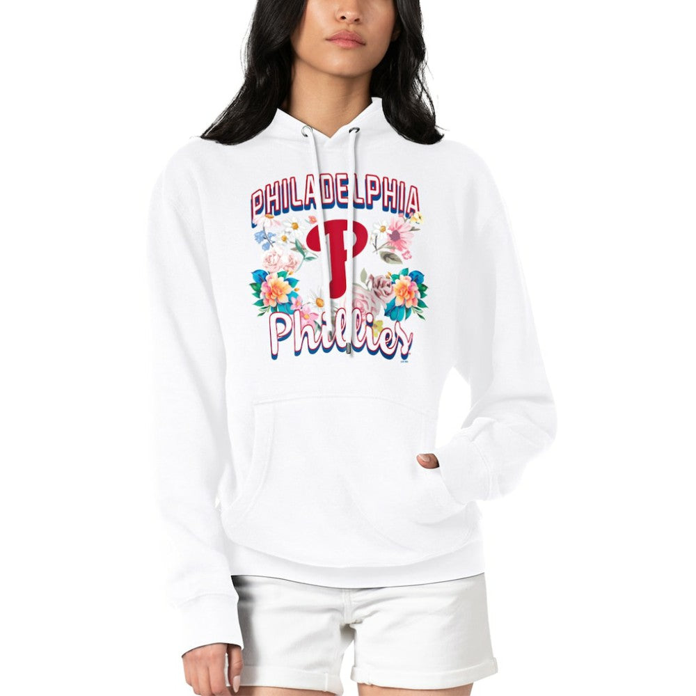 Philadelphia Phillies G-III 4Her by Carl Banks Women's Flowers Graphic Pullover Hoodie - MLB Hoodies
