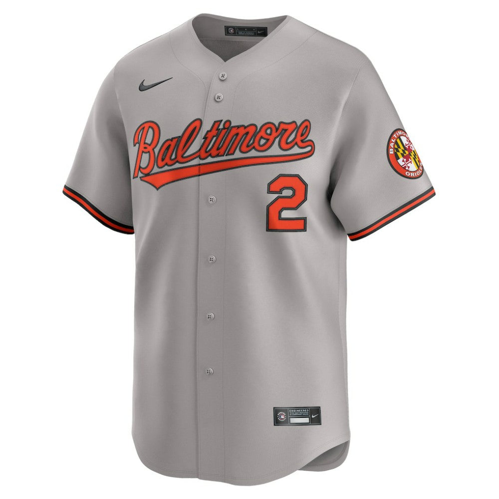 Gunnar Henderson Baltimore Orioles Nike Road Limited Player Jersey - MLB Jerseys