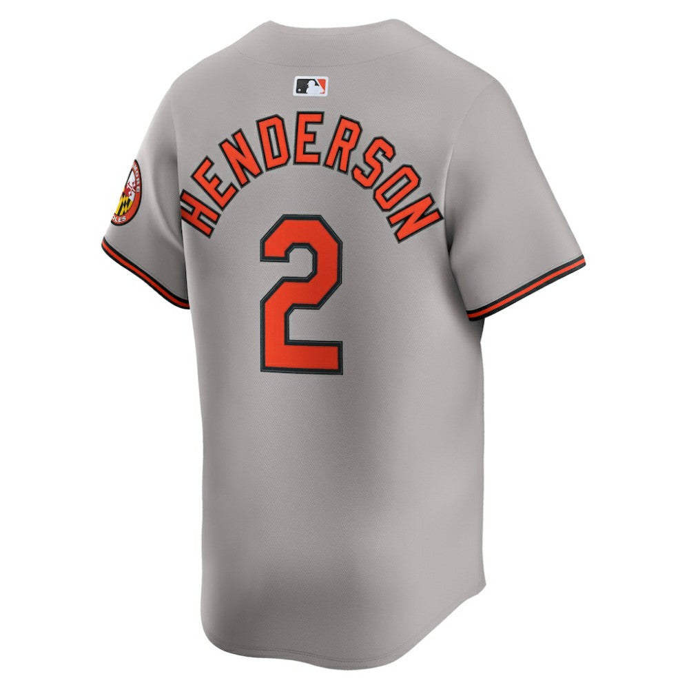 Gunnar Henderson Baltimore Orioles Nike Road Limited Player Jersey - MLB Jerseys