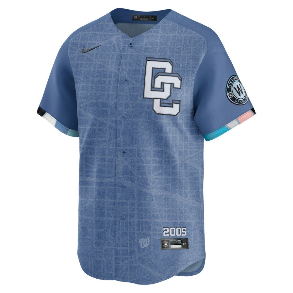 CJ Abrams Washington Nationals Nike 2025 City Connect Limited Jersey - MLB Jerseys