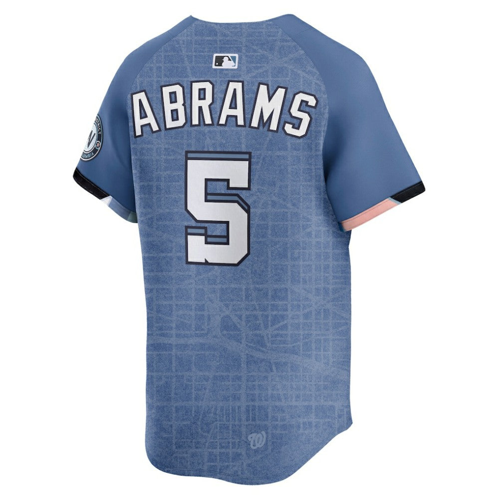 CJ Abrams Washington Nationals Nike 2025 City Connect Limited Jersey - MLB Jerseys